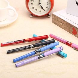 Pens 12pcs PILOT BXV5 Waterbased Straight Liquid Gel Ink Pen Stylo Kawaii Office School Pens 12Color Optional Fine Point Tip 0.5mm