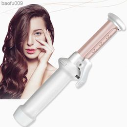 Newest Wireless USB Hair Curler Fast Heating Curling Iron Mini Ceramic Hair Curler Curling Irons with Fast Chargerable Cord L230520