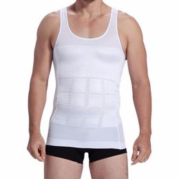 Waist Tummy Shaper Men's Tank Corset Tops Body Shaper Slimming Shirt Elastic Sculpting Vest Slimming Body Shapewear Corset Vest 230629