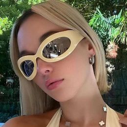 Sunglasses LeonLion Punk Women Small Frame Eyewears Women/Men For Y2K Lentes De Sol Hombre