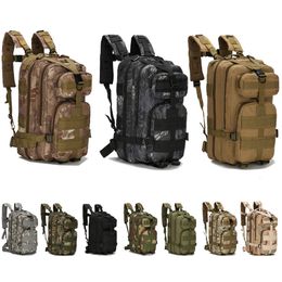 School Bags Men Army Military Tactical Backpack 3P Softback Outdoor Waterproof Bug Rucksack Hiking Camping Hunting 230629