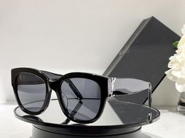 Classic men's sunglasses luxurious Y female designer circular plate glasses SL street photography sunglasses