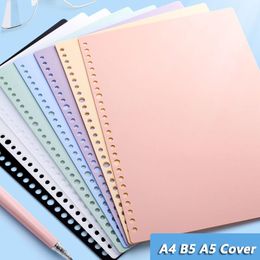 Photography 16sheets A4 A5 B5 20 Hole Binder Transparent Pp Looseleaf Cover Index Divider Separator Notebook Accessory Stationery Useful