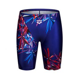 Men's Swimwear Swimming Racing Shorts Summer Swim Jammer Beach Trunks Traje De Hombre Short Gym Lycra Man Swimsuit 2023 230630