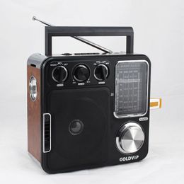 Radio Transctego Radio Portable Retro Desktop Vantage Antique Semiconductor Radio Fm U Disk/sd Card as Gift for Old Man Auxin