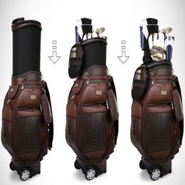 Golf Bags Send Rain Coverpgm Genuine Sport Club Standard Ball Bag Men Golf Stretching Microfiber Multifunctional Aviation Package