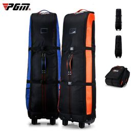 Golf Bags PGM Golf Aviation Bag Golf Bag Travel with Wheels Large Capacity Storage Bag Foldable Airplane Travelling Golf Bags In 4 Colors 230629
