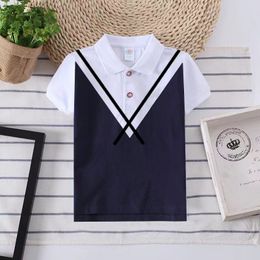 Polos High Quality Kids Polo Shirt Breathable Boys Sports Tops Fashion Short Sleeve Children Polo Shirts for Boy Toddler Clothes 230629