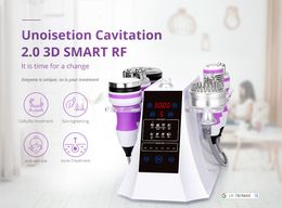 Face Massager Unoisetion Cavitation 2.0 40KHZ Spa Vacuum 3D RF Ultrasonic Pon Micro Current Face Body Care Slimming 8in1 Beauty Machine 230629