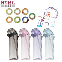 Water Bottles 1Set Air Up Scent Bottle With Straw And Flavor Pods But 0 Sugar Carry Strap Gym Fitness For Outdoor Sports Hiking 230630
