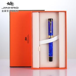 Pens JINHAO 100 Centennial Resin Fountain Pen Multicolor with JINHAO Converter Writing Business Office Gift Ink Pen