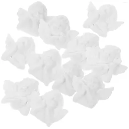 Storage Bottles 30 Pcs DIY Accessories Angel Ornament White Hair Clip Little Figurines Nail Charms Resin Jewellery Making