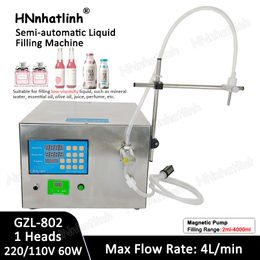 Liquid Bottle Filling Machine Magnetic Pump Perfume Mineral Essential Oil Water Beverage Packing Machinery