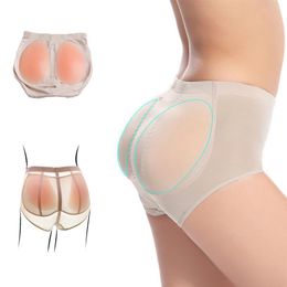 New Buttocks Push Up Woman Elastic Silicone Hip and Butt Pads Fake Ass Body Shaping Ladies Underwear Tightening Short Underpants Y282p