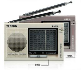 Radio Tecsun R9710 Fm/mw/sw Dual Conversion World Band Radio Receiver with Builtin Speaker Free Shipping