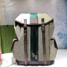 Designer men BackPack Leather letters Backpack Shoulder Bags Classic Unisex Handbags Schoolbag Metal Multi Pockets messenger bag mountain bag Travelling bag