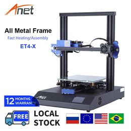 Scanning Anet Et4x Et4xr Full Metal Frame Fdm 3d Printer Kit Diy Easy Assembly Desktop 3d Printer Impresora 3d Support Open Source