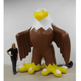 4M-7M Custom 20ft giant Inflatable Eagle balloon flying Hawk mascot for Outdoor Advertising