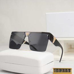 Designer Versage Sunglasses Vercace 2023 New Fanjia High Definition Fashion Frameless Trimmed Large Frame Advanced Sense