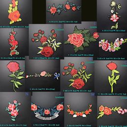 1 PCS Embroidery Flowers Patch Badge for Girls Women Iron on Transfer Embroidery Patch for Clothes Jeans Jacket Hats Shoe Sew Acce246f