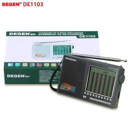 Radio Original Degen De1103 Dsp Radio Fm Sw Mw Lw Ssb Digital World Receiver & External Antenna Radio Fm Wiht English Manual