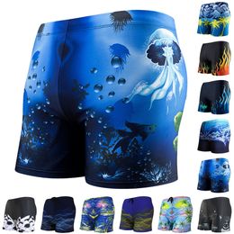 Men's Swimwear Swimming Trunks Beach Shorts Boxer Briefs Men Male Swim Pool Swimsuit Bathing Pants Suit maillot de bain homme 230630