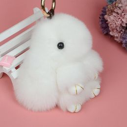 Keychains Fashion 14CM Wild Fur Long-Haired Pendant Car Keys & Bags Charm Pendants Multicolor Keychain Beautiful Jewelry 10