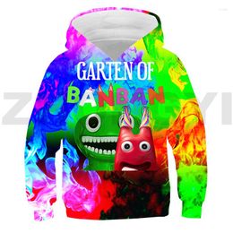 Men's Hoodies Hip Hop Garten Of BanBan 2 Streetwear Cool Boys Anime Hoodie 3D Street Trend Hoody Casual Children Loose Pullovers Long Sleeve