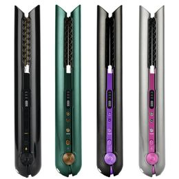 High Quality Straightener Plasma Hair Straightening Beauty Portable Clip on Curling Iron Ir