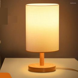 Table Lamps Bedside Lamp Led Bulb Nordic Modern Simple Style Nightstand For Livingroom Bedroom Office Reading Working