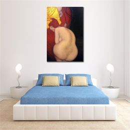 Famous Portrait Artwork of Gustav Klimt Gold Fish (luxury Line - Custom) Canvas Art Hand Painted Romantic Home Decor