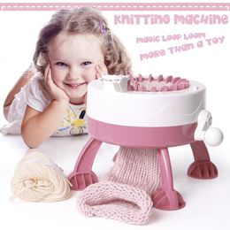 Knitting 22 Needles Creative Diy Knitting Hine Magic Loop Weaving Loom Weaving Scarf Sweater Hat Socks Educationaltoy for Adults Kids