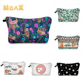 Cosmetic Bags Lovely Monkey Printed Bag Women Fashion Makeup Handbag Organiser Travel Shopping Lipstick Toiletry Case Gifts