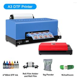 Printer Machine For T-shirt Hoodie Jeans Directly To Film 33CM With Roller A3 Bundle