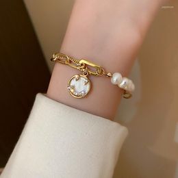 Charm Bracelets Pearl Female Fashion Bracelet Student Girlfriend Simple Design Jewelry Trendy Beautiful Jewelrys