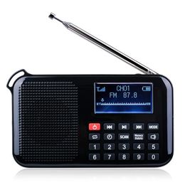 Radio Eonko L388 Solar Fm Radio with Tf Usb Aux Lcd Screen Display Lyric Power Bank