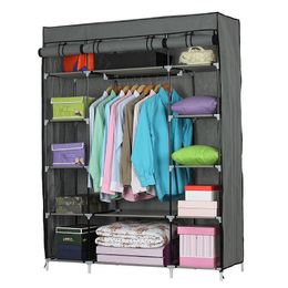 67" Closet Wardrobe Cabinet Clothes Shoe Rack Home Storage Organiser with Shelf