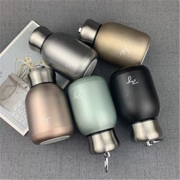 Mugs 300ML Thermos Cup Cup Mini Coffee Vacuum Flasks Stainless Steel Travel Water Bottle Insulated Thermal Bottle School Gift 230629