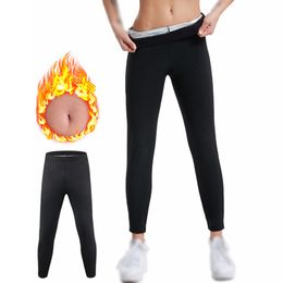 Waist Tummy Shaper Large Size Body Shaping Pants Sauna Effect Sports Fitness Sweet Sweat Fat Burning Belly Control Leg Slimming Fast Leggings 230629