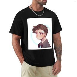 Regatas masculinas Connor Dbh T-Shirt Meninos Camisa Animal Print Roupas Masculinas Kawaii Mens Graphic T-shirts Anime