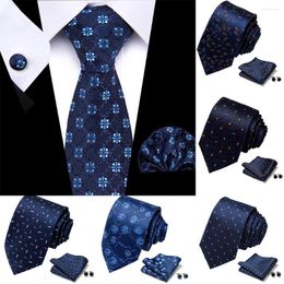 Fliegen 3 stücke Sets Verschiedene Muster Polyester 7,5 cm Krawatte Set Für Männer Taschentuch Manschettenknopf Krawatte Cravate Mann Geschenk Großhandel