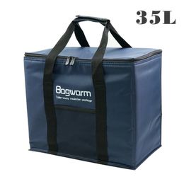 Lunch Bags 35L20L Cooler Bag Insulation Package Thermo Refrigerator Car Ice Pack Picnic Large Insulated Thermal 230628