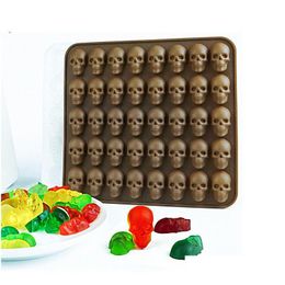 Baking Moulds Halloween Mods Skl Candy Mould Sile Shape Gummy Chocolate Candies Jelly Mod Drop Delivery Home Garden Kitchen Dining Ba Dhvj3