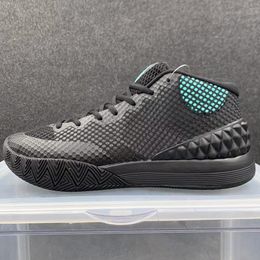 Kyrie 1 Black blackish Green Mens Basketball Shoes Kyries 1 One World 1 Deceptive Red Letterman Infrared Sport Shoes Size 40-46