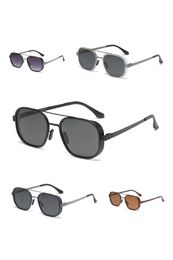 Fashion hot selling all kinds of aviator sunglasses without screws design high elasticity metal frame advanced anti-UV Polarised sunglasses