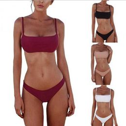 Women's Swimwear Women Swimsuit Push Up Brazilian Bikini Set Vintage Swimwear Transparent Minibikini Bathing Suits Micro Bichini