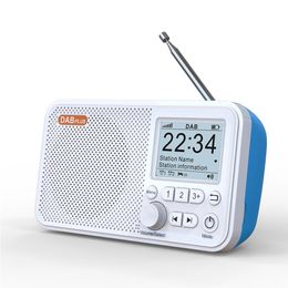 Radio 2.4 Inch Dab Dab+ Fm Digital Radio with Telescopic Antenna Colour Lcd Display Bluetoothcompatible Broadcasting Radio Mp3 Player