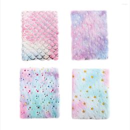 Plush Notebook Girls Kawaii Daily Planner Note Pad Student Hand Book Stationery