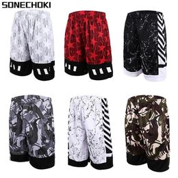 Shorts Sonechoki Basketball Shorts Men Camouflage Printing Loose Running Sport Gym Mesh Breathable Fiess Training Workout Shorts Male