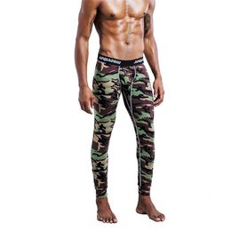 men's cotton long johns Fashion Man Camouflage legging pants warm trousers pants underpants Men's tight trousers of wint2941